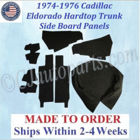 1974 1975 1976 Cadillac Eldorado HardTop TRUNK SIDE BOARD PANELS #CAD-SDP-367